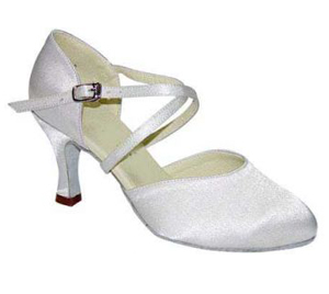 FeatherLite Dance Shoes Carol White Satin