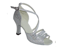 FeatherLite Dance Shoes Casandra Silver Aurora