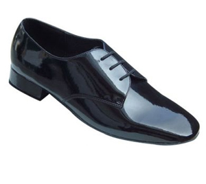 FeatherLite Dance Shoes Donald Black Patent Leather