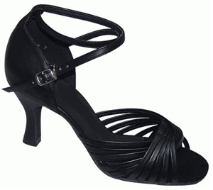 FeatherLite Dance Shoes Jodi Black Leather