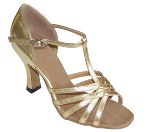 FeatherLite Dance Shoes Tiffany Gold Leather